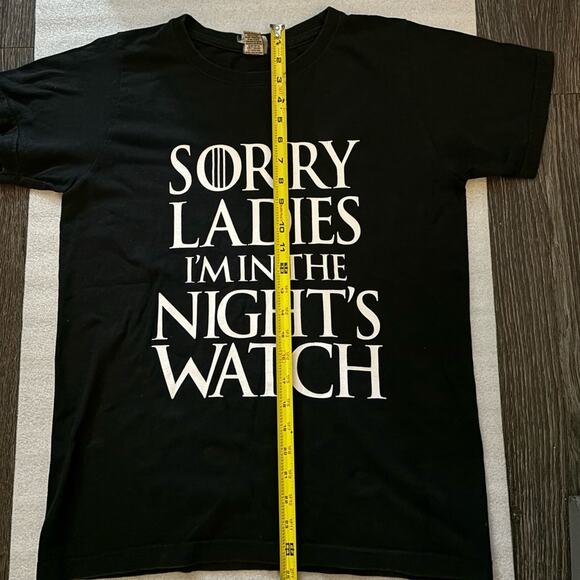 Sorry Ladies I'm in the Night's Watch Game Of Thrones Billy Buddha. M - Picture 8 of 9